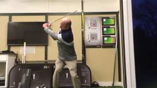 Golf Drill - Rear Foot on Slant Board