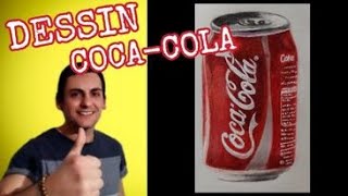 COMMENT DESSINER UNE CANETTE DE COCA-COLA [TIME-LAPS]