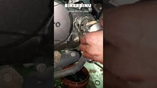 oil filter change #viral #shorts #bikemodification #youtubeshorts