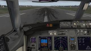 Ukraine cockpit Takeoff: Lviv Intl Airport|Boeing 737