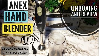 ANEX Hand Blender Review - Easy Hand Blender - Kitchen Appliances | Food Secrets by Saima