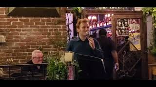 Matt Barber sings 'Almost Like Being In Love' - Pasadena, California - 11/6/2022 crooner jazz vocals