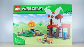 NEW LEGO Minecraft 2024 21263 The Windmill Farm set Quick Review