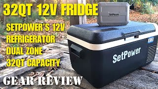 Setpower PT30 32Qt Car Fridge Review Dual Zone 12V Cooler for Camping, Road, & Off-Grid Adventure