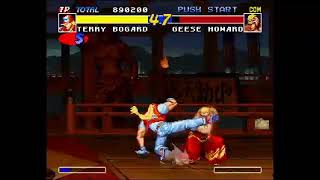 Real Bout Fatal Fury PS2 version [PS4] 1cc Gameplay Sample