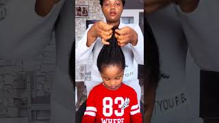 EASY KIDS HAIRSTYLE. Cute Hairstyle on natural hair 😻