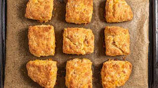 Buttery Ham And Cheese Biscuits Recipe