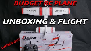 YSTFLY 2.4GHz 2CH RTF CESSNA 182 BUDGET RC PLANE - UNBOXING AND REVIEW