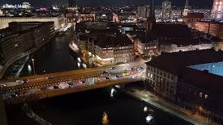 Berlin Mitte bei der Nacht  Alexanderplatz / Berliner Dom Rotes Rathaus