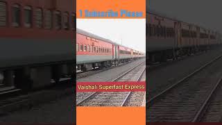 #High Speed Crossing of Vaishali Superfast Express || #shorts #train #railway