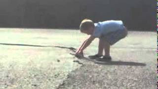 Olly Lifting the Schools Driveway