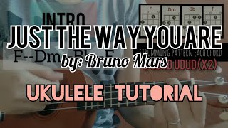 JUST THE WAY YOU ARE | by: Bruno Mars [Ukulele Tutorial] (EASY CHORDS + lyrics)