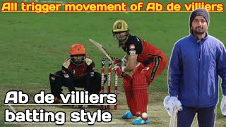 Ab de villiers ke different different trigger movement 🏏🏏 #quick_cricket_skill