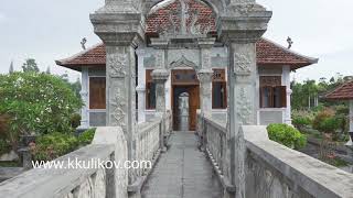 Taman Ujung water palace, which is situated near the ocean and decorated by beautiful tropical