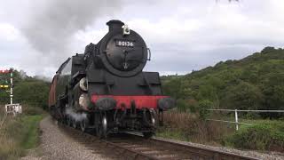 BR Standard Class 4 Tank No.80136  southbound from Grosmont [NYMR 2017]