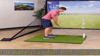 GoSports Golf Simulator Practice Bundle - Choose 10' or 7' Size