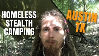 Homeless Vegan Boy Living In The Woods