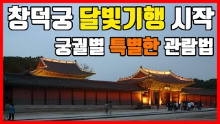 [긴급]창덕궁 야간관람 시작, 궁궐별 특별한 관람방법(경회루, 창덕궁 후원 등)