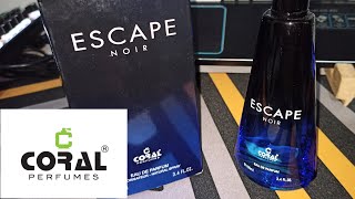 CORAL PERFUMES | ESCAPE NOIR | Unboxing and Preview