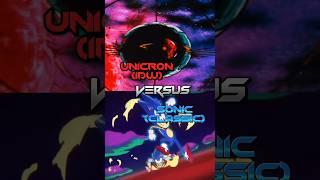 Unicron Vs Classic Sonic #faxorcap #sonic #transformers