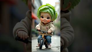 Vegetable cute baby hybrid ai  #hybrid #ai  #cute #vegetables #uff  #baby