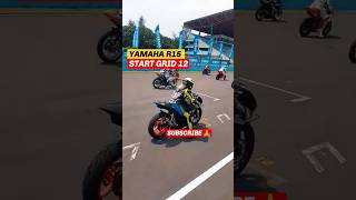 Yamaha R15 Start Grid 12 🔥 #yamaha #r15 #roadrace #sentul #sirkuitinternasional #arjunabahanimotor