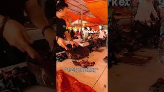 Pasar unik menjual daging kelelawar untuk dikonsumsi #shorts #travelvlog