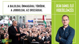 DEÁK DÁNIEL ÉLŐ - A baloldal önmagával törődik, a jobboldal az országgal