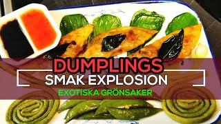 Grönsaks Dumplings med Exotiska GRÖNSAKER- Smaksymfonier Sällan Skådat - Vegansk Recept