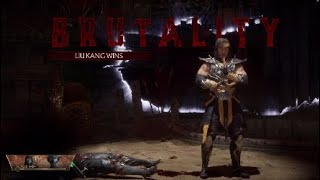 Mortal kombat 11 Honor guards test boss tower . Solo .Brutality finish