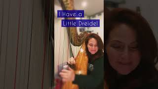 I Have a Little Dreidel | Harp Cover | Hanukkah | #shorts