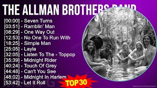 T h e A l l m a n B r o t h e r s B a n d MIX Hits Playlist ~ 1960s Music ~ Top Blues, Slide Gui...