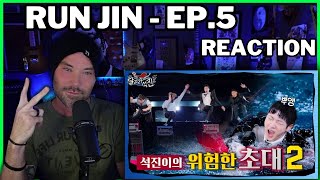 Metal Vocalist Reacts -  Run Jin EP.5 | A Dangerous Invitation from Jin 2