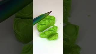 Very Satisfying and Relaxing  Crunchy Colorful Kinetic Sand Cutting vs Beads Part 194 #ASMR #shorts