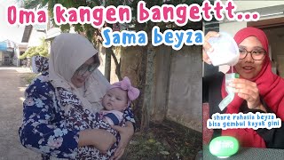 BEYZA DIGENDONG PAKAI JARIK IKUT NYARI LONTONG, KENANGAN BARENG OMA