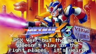 Rockman X3 PSX Ver. | But for some reason the music is mixed up and the mic is cursed sometimes