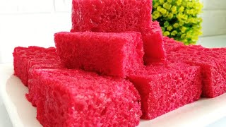 Apam Kampung Terlajak Merah, Mudah & Lembut