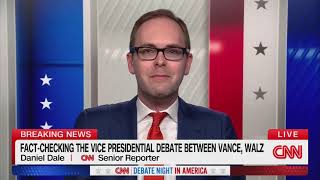 CNN fact-checker weighs in on Walz-Vance debate