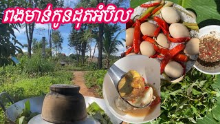 ពងមាន់ដុតអំបិលពិសេស