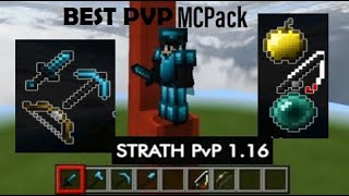 STRATH PvP Texture Pack Minecraft Bedrock BEST Bedwar, SkyWar and PVP Texture Pack!!!