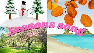 The Season Song l kids song  l Weather Song For Kids @SuperSimpleSongs