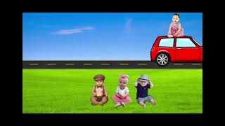 Cute Little Babies & Toy cars🚗🚙🚗-Funny vfx magic video#shorts#viral#cute Little babies#toy car#omvfx