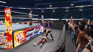 WWE2K24 BLAIR DAVENPORT VS RONDA ROUSEY LOSER LEAVES TOWN