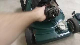 Mower deck repainting and Craftsman self propell system explained