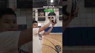 4 to 4 Cut Shot #volleyball #haikyuu #volleyballplayer