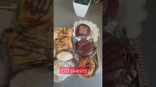 Home made eid sweets