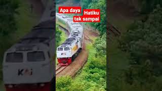 Kalo yang lewat Lodaya, yang lain tak berdaya...#short #keretaapi #ptkai