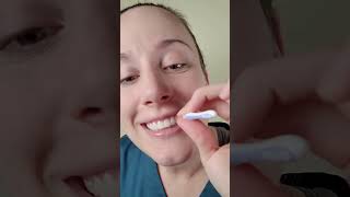 To use an interdental brush, simply insert it between two teeth...