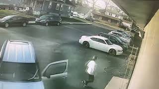 Security Camera Catches High-Speed Chase