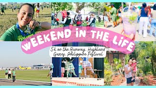 WEEKEND IN THE LIFE | Tampa 5k on the Runway, Highland Games, & Philippine Festival!